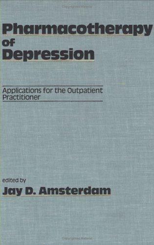 9780824782092: Pharmacotherapy of Depression: Applications for the Outpatient Practitioner