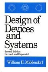 Stock image for Design of Devices and Systems for sale by Better World Books