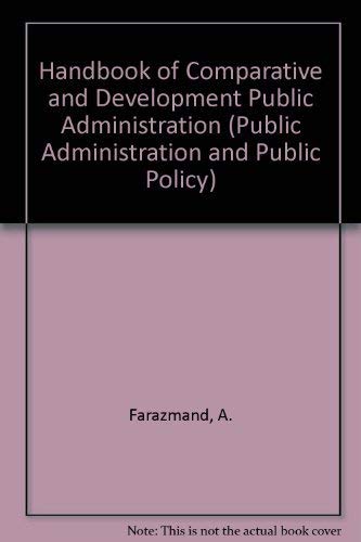 9780824783426: Handbook of Comparative and Development Public Administration