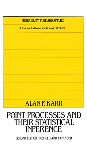 Imagen de archivo de Point Processes and Their Statistical Inference (Probability : Pure & Applied) a la venta por Chiron Media