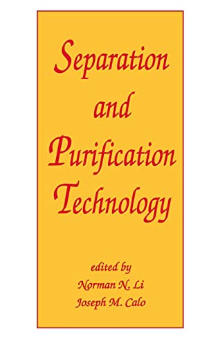 Beispielbild fr Separation and Purification Technology zum Verkauf von Revaluation Books