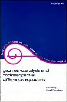 9780824788971: Geometric Analysis and Nonlinear Partial Differential Equations
