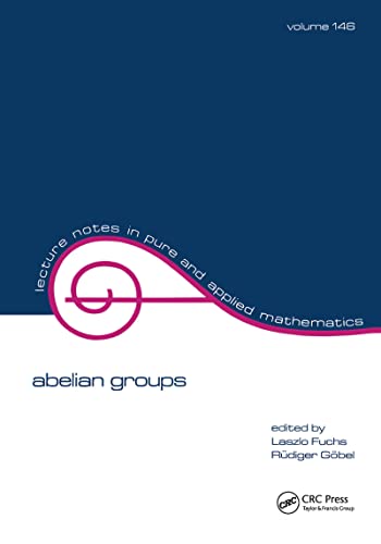 Beispielbild fr Abelian Groups: Proceedings of the 1991 Curacao Conference zum Verkauf von Munster & Company LLC, ABAA/ILAB