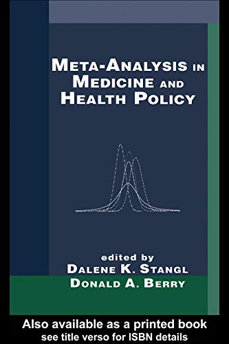 9780824790301: Meta-Analysis in Medicine and Health Policy (Chapman & Hall/CRC Biostatistics Series)