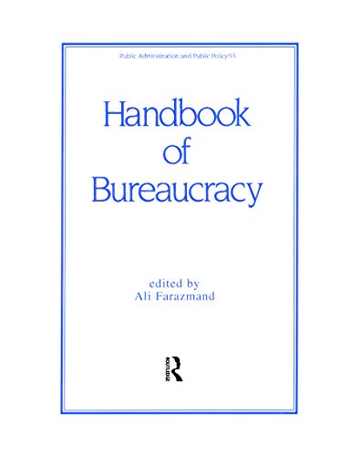 Stock image for Handbook of Bureaucracy for sale by Revaluation Books