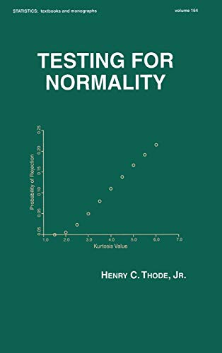 9780824796136: Testing For Normality: 164 (STATISTICS, A SERIES OF TEXTBOOKS AND MONOGRAPHS)