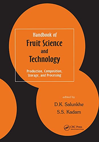 Stock image for Handbook of Fruit Science and Technology: Production, Composition, Storage, and Processing (Food Science & Technology) for sale by Chiron Media