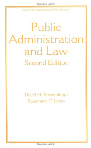 Beispielbild fr Public Administration and Law, Third Edition (Public Administration and Public Policy) zum Verkauf von HPB-Red