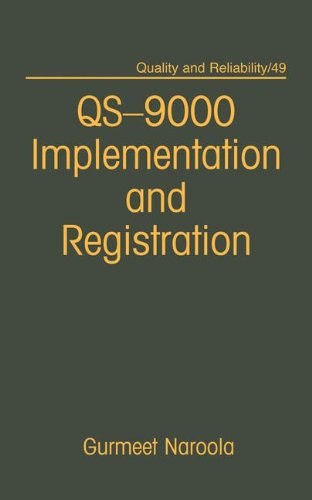 Beispielbild fr QS-9000 REGISTRATION AND IMPLEMENTATION zum Verkauf von Kanic Books