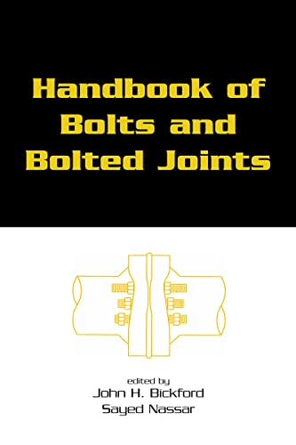 Imagen de archivo de Handbook of Bolts and Bolted Joints a la venta por Revaluation Books
