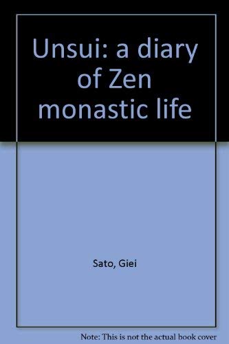 9780824802776: Unsui: a diary of Zen monastic life