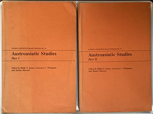9780824802806: Austroasiatic studies: [papers] (Oceanic linguistics special publication)
