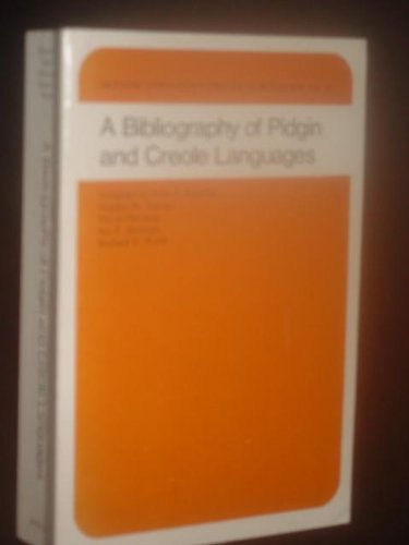 Beispielbild fr Bibliography of Pidgin and Creole Languages (Oceanic linguistics special publication) zum Verkauf von Bernhard Kiewel Rare Books