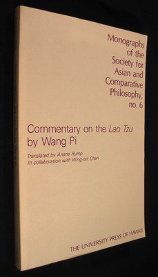 Stock image for Commentary on the Lao Tzu By Wang Pi for sale by Theologia Books