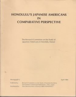 9780824809508: Honolulu's Japanese Americans in Comparative Perspectives