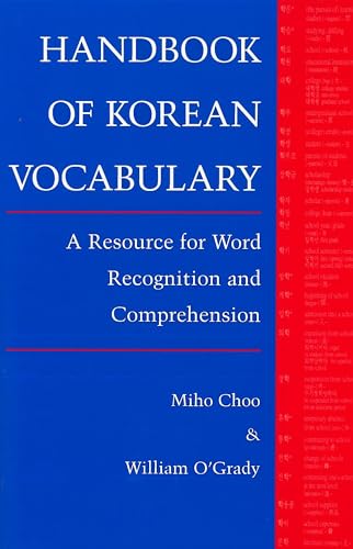 9780824818159: Choo: Handbk of Korean Voc Paper (Klear Textbooks in Korean Language)