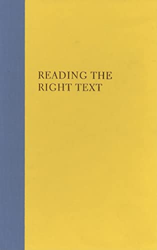 9780824825058: Reading the Right Text: An Anthology of Contemporary Chinese Drama