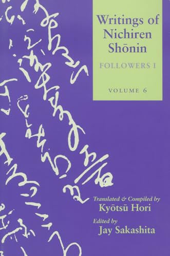 Beispielbild fr Writings of Nichiren Shonin: Volume 6--Followers zum Verkauf von Sunshine State Books
