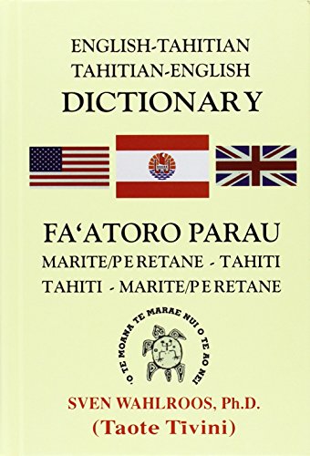 Beispielbild fr English-Tahitian, Tahitian-English Dictionary zum Verkauf von Mispah books