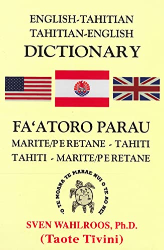 Beispielbild fr English-Tahitian, Tahitian-English Dictionary zum Verkauf von Blackwell's
