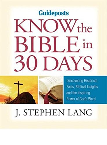 Beispielbild fr Know the Bible in 30 Days zum Verkauf von SecondSale