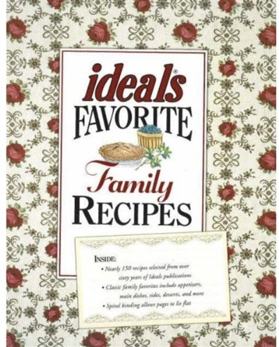 Imagen de archivo de Ideals Favorite Family Recipes a la venta por More Than Words