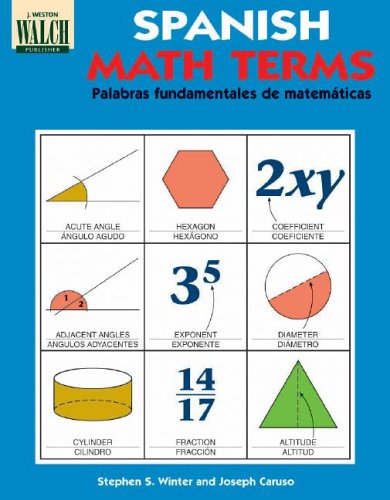 Beispielbild fr Spanish Math Terms zum Verkauf von BEST_TEXTBOOKS_DEALS