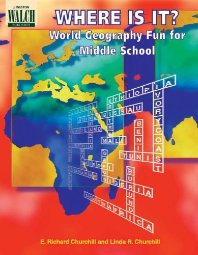 Imagen de archivo de Where Is It? World Geography Fun for Middle School a la venta por Half Price Books Inc.