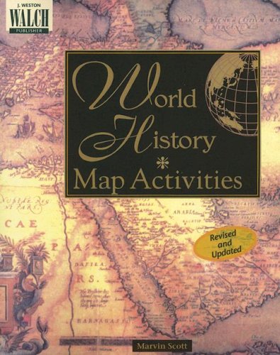 Imagen de archivo de World History Map Activities a la venta por ThriftBooks-Dallas