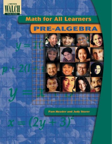 Stock image for Math for All Learners: Pre-Algebra for sale by BookHolders