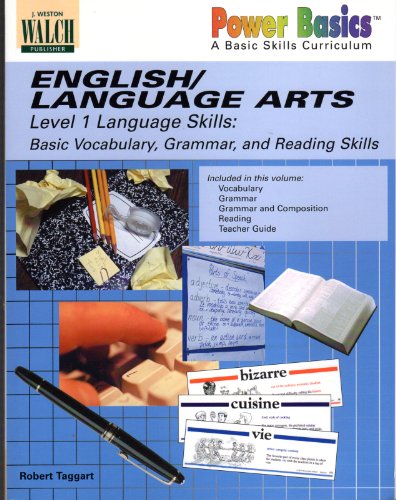 Imagen de archivo de English/Language Arts, Level 1: Language Skills: Basic Vocabulary, Grammar, and Reading Skills a la venta por Better World Books