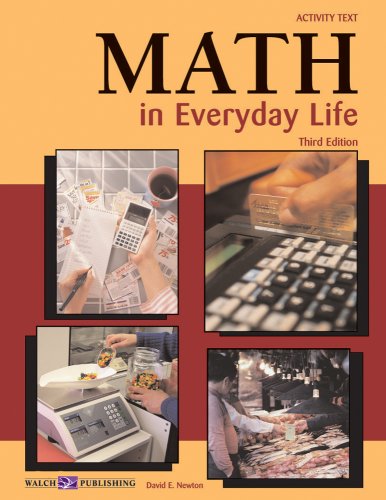 Math in Everyday Life Activity Book (9780825142581) by David E. Newton
