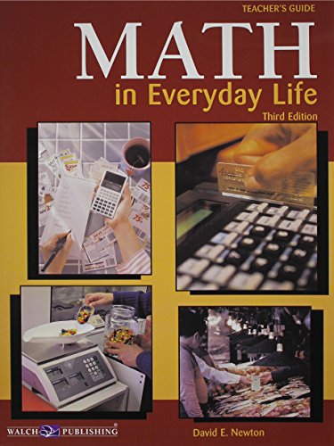 9780825142833: Math In Everyday Life