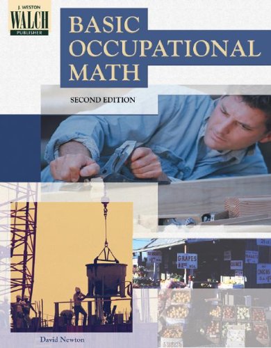 Stock image for Basic Occupational Math (Basic Occupational Mathematics) for sale by BooksRun