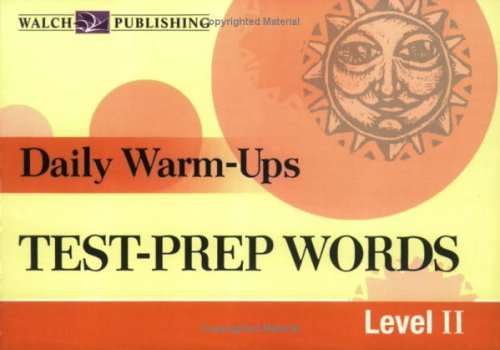 Beispielbild fr Daily Warm-Ups for Test-Prep Words zum Verkauf von Better World Books
