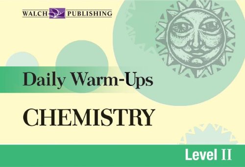 Beispielbild fr Daily Warm-Ups for Chemistry zum Verkauf von Better World Books