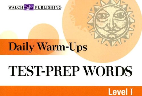 Stock image for Test-Prep Words Level I for sale by Better World Books