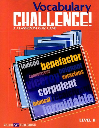 Imagen de archivo de Vocabulary Challenge II: A Classroom Quiz Game a la venta por Hawking Books