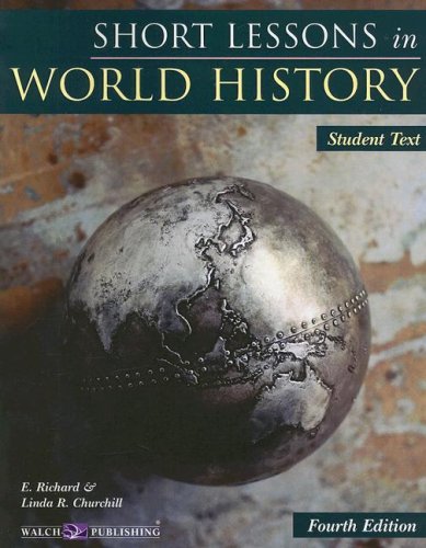 Imagen de archivo de Short Lessons in World History: Student Book a la venta por HPB-Red