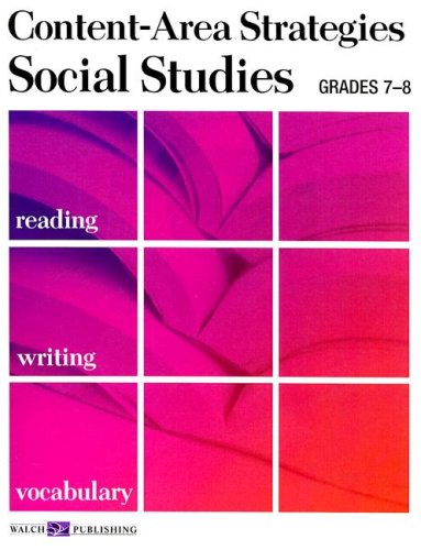 Stock image for Content-Area Strategies: Social Studies Grades 7-8 for sale by HPB-Red