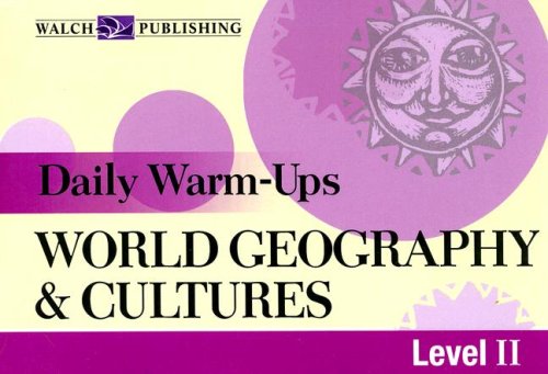 Stock image for Daily Warm-Ups: World Geography Cultures Level 2 (Daily Warm Ups Level 2) for sale by Blue Vase Books