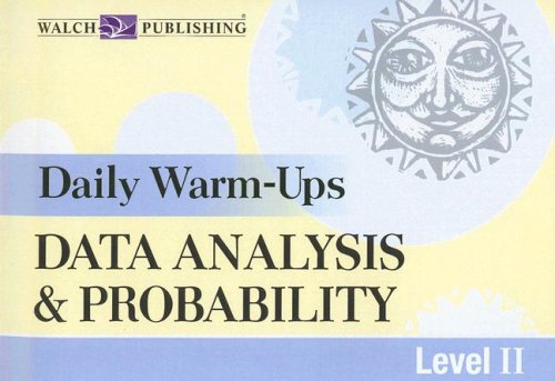 Imagen de archivo de Data Analysis Probability: Daily Warm-Ups Level II (Grade 9-12) a la venta por Blue Vase Books