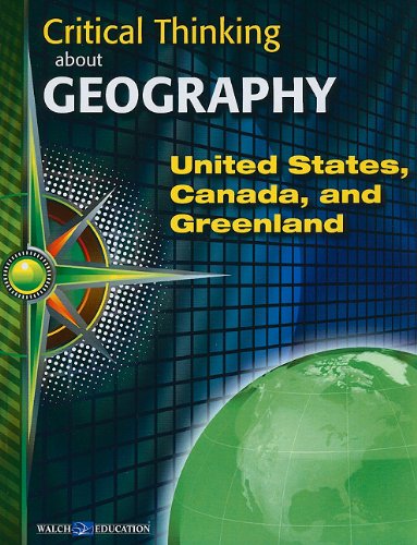 Stock image for Critical Thinking about Geography: United States, Canada and Greenland for sale by HPB-Diamond