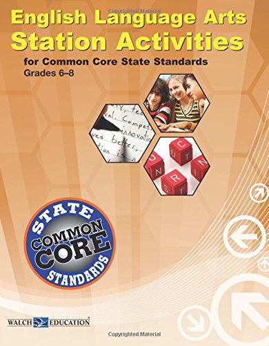 English Language Arts Station Activities for Common Core State Standards - Grades 6-8