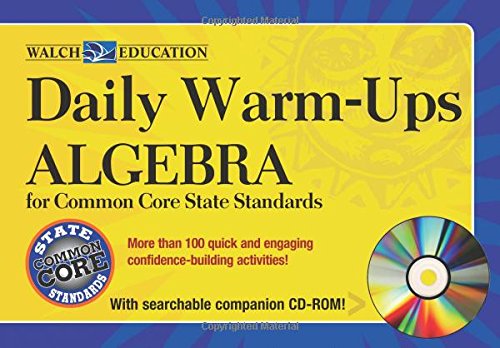 Immagine dell'editore per Daily Warm-Ups Algebra for Common Core State Standards venduto da Better World Books