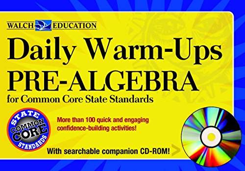 Stock image for Daily Warm-ups Pre-Algebra for Common Core State Standards for sale by Books of the Smoky Mountains