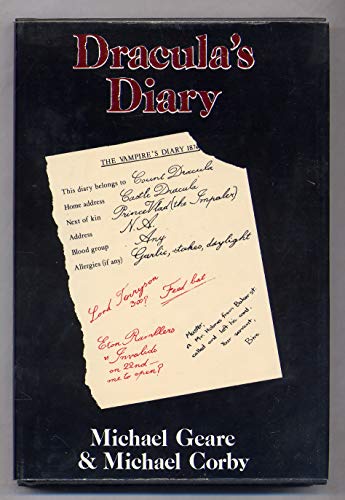 Beispielbild fr DRACULA'S DIARY zum Verkauf von Currey, L.W. Inc. ABAA/ILAB