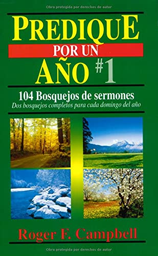 Beispielbild fr Predique por un a�o #1 (Spanish and Spanish Edition) zum Verkauf von Wonder Book