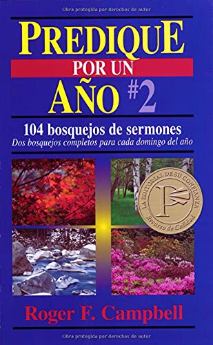 Beispielbild fr Predique por un a?o No. 2 (Preach for a Year / Predique por un a?o) (Spanish Edition) zum Verkauf von SecondSale