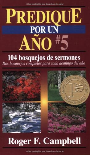 Imagen de archivo de Predique por un a�o #5 (Spanish Edition) a la venta por Wonder Book